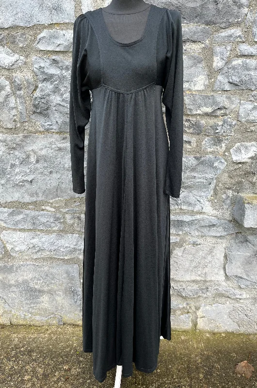 80s black maxi dress uk 8 Chic Off-Shoulder Maxi Dress