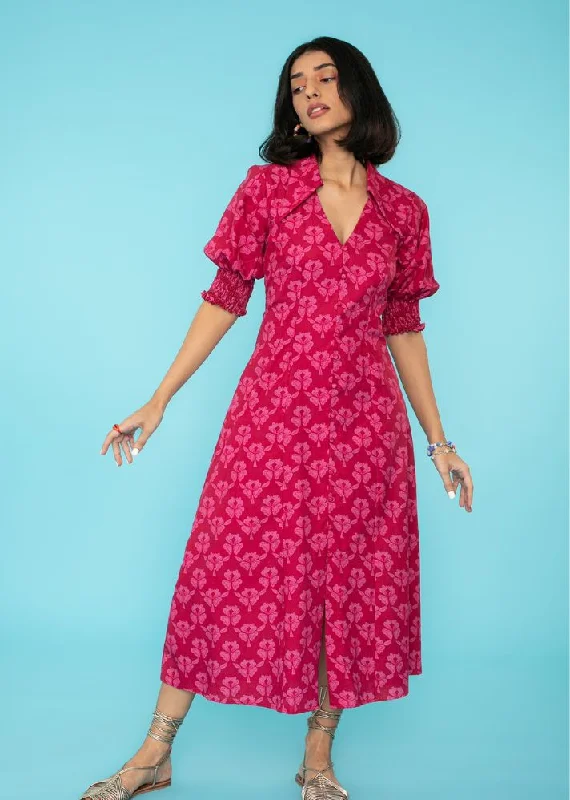 Aster Midi Dress Cozy A-Line Midi Dress