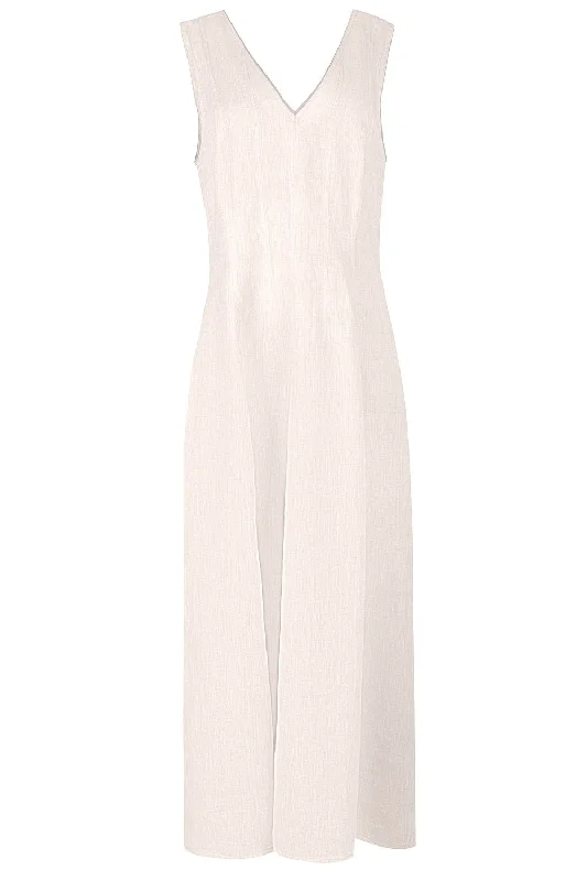 Sleevess Maxi Dress Fashionable Chiffon Maxi Dress