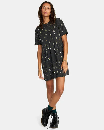 City Vibes Mini Dress Fashionable Pleated Mini Dress