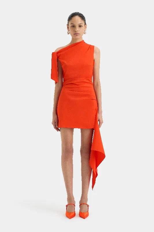 Dahlia Mini Dress Elegant Off-Shoulder Dress Mini