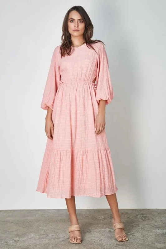 Esmaee - Jolene Midi Dress Stylish Tiered Midi Dress
