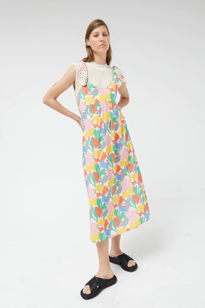 Florere floral midi dress Stylish Button-Up Midi Dress
