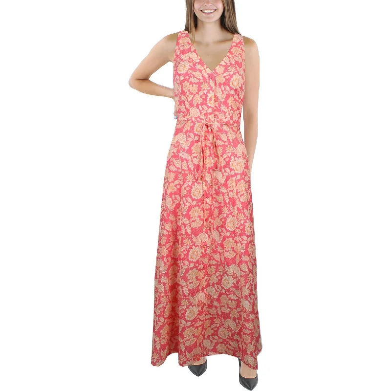 French Connection Womens Cosette Verona Floral Print Long Maxi Dress Comfortable Cotton Maxi Dress