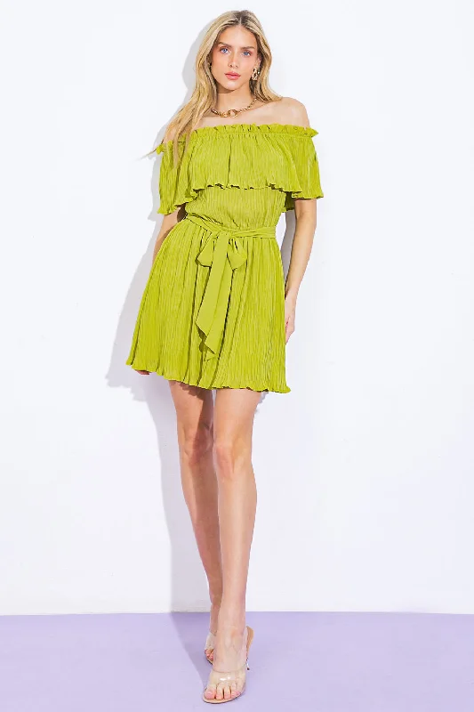 JUST ONE MORE WOVEN MINI DRESS Stylish Sweetheart Mini Dress
