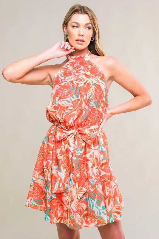 SUNNY LOVELINESSWOVEN MINI DRESS Comfortable Boho Mini Dress