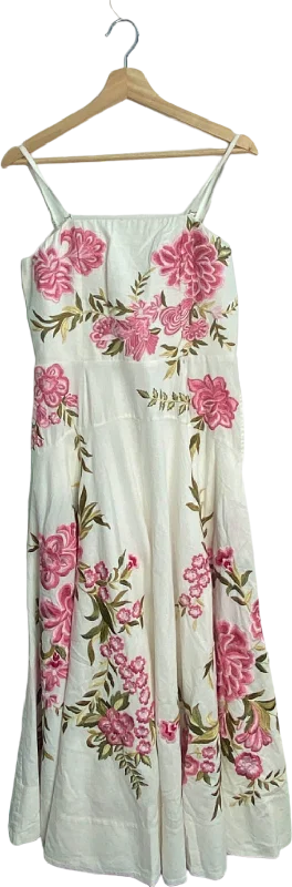 karen millen x lydia millen floral embroidered maxi dress UK 12 Fashionable Asymmetrical Maxi Dress