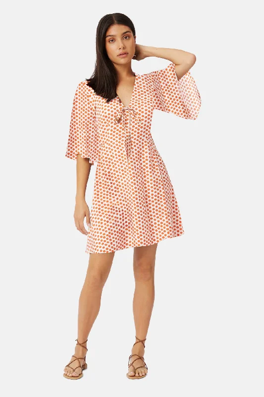 Not So Nuanced Little Lies Mini Dress Elegant Floral-Print Mini Dress
