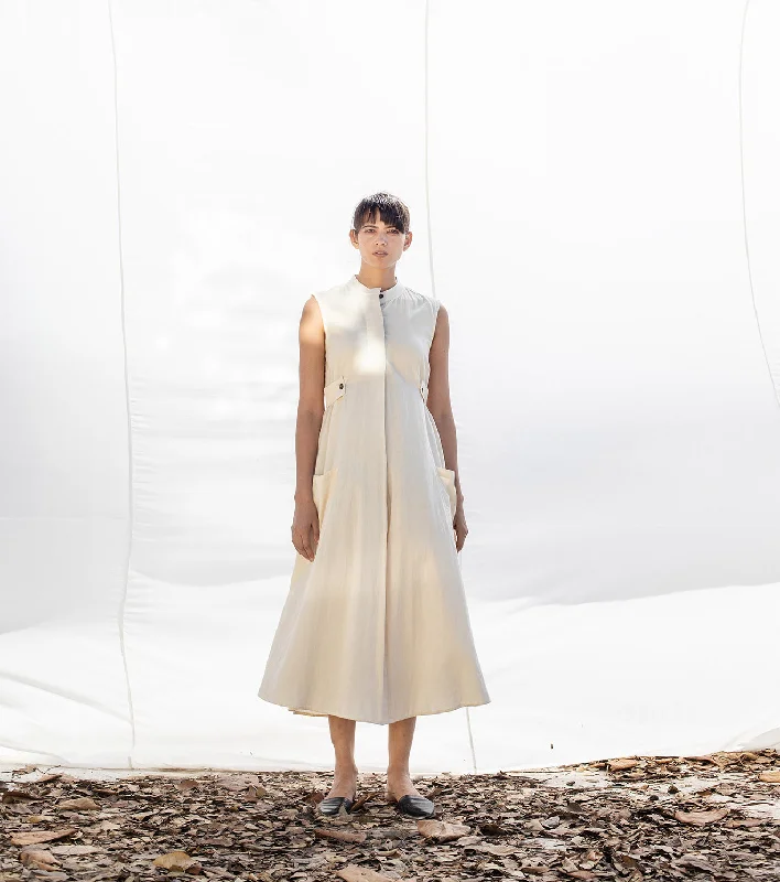Pale Mood Midi Dress Trendy Square Neck Midi Dress