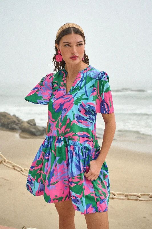 Raylee Floral Rock A By Trapeze Mini Dress Trendy Bodycon Mini Dress
