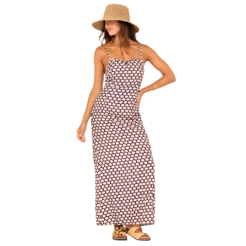 Sorrento Maxi Dress- Womens Trendy Ruffled Maxi Dress