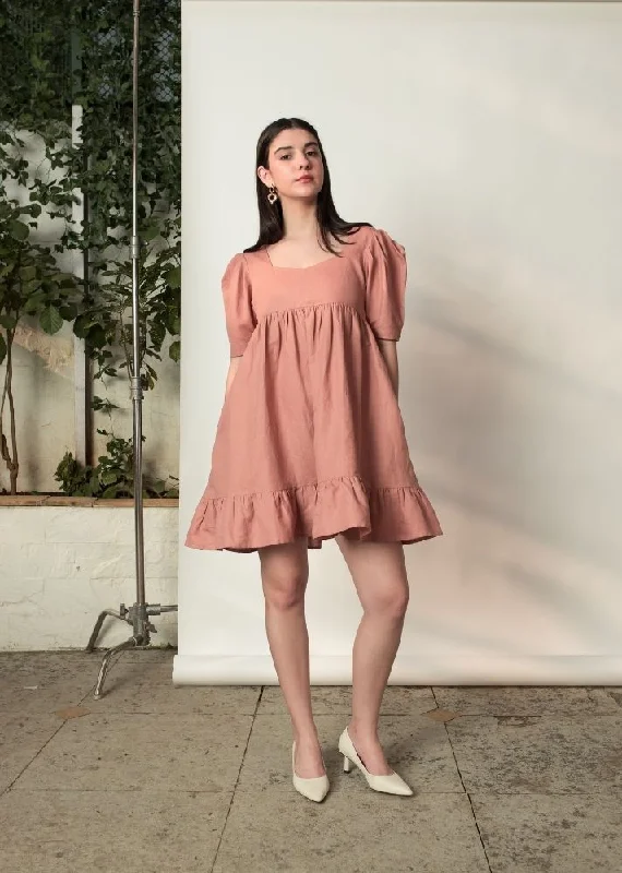 Tiered Mini Dress Cozy T-Shirt Mini Dress