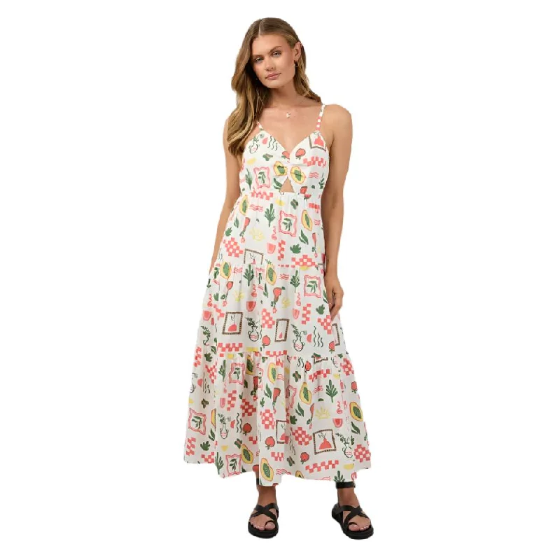 Valancia Maxi Dress - Womens Cozy Spaghetti Strap Maxi Dress