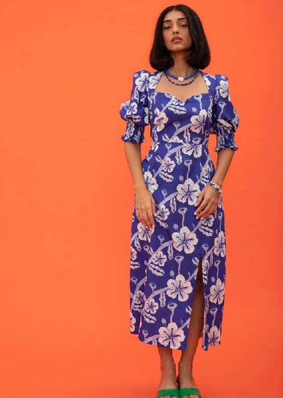 Willow Midi Dress Cozy Midi Dress with Pockets
