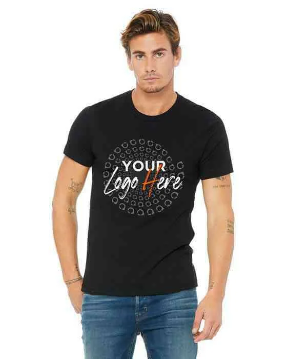 Unisex Jersey Short Sleeve T-Shirt | Bella+Canvas 3001C Solid Print Embellished