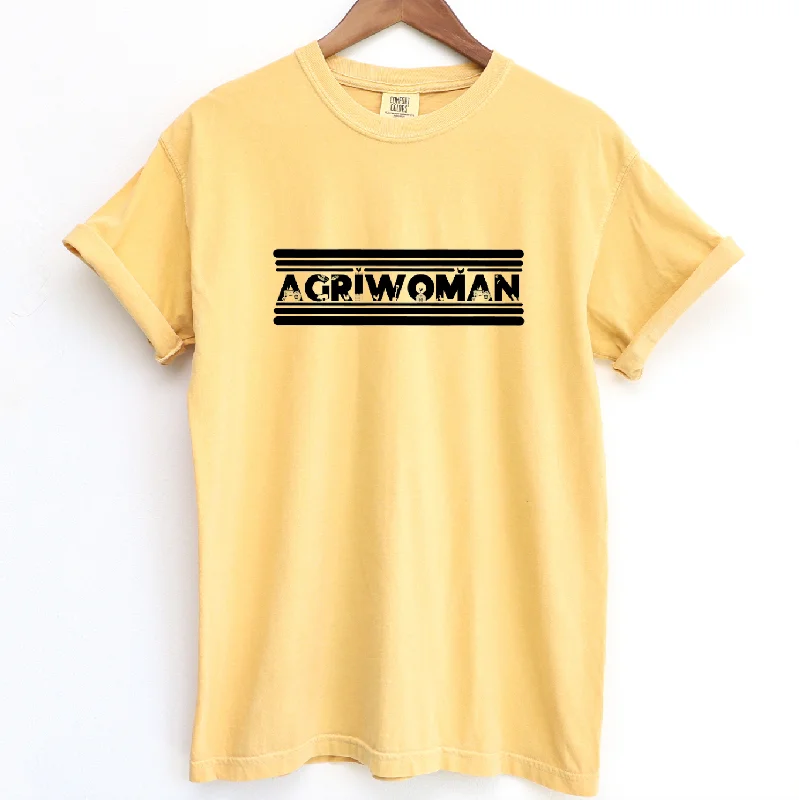 Agriwoman ComfortWash/ComfortColor T-Shirt (S-4XL) - Multiple Colors! Silk Blend Satin Velvet Agriwoman ComfortWash/ComfortColor T-Shirt (S-4XL) - Multiple Colors! Silk Blend Satin Velvet