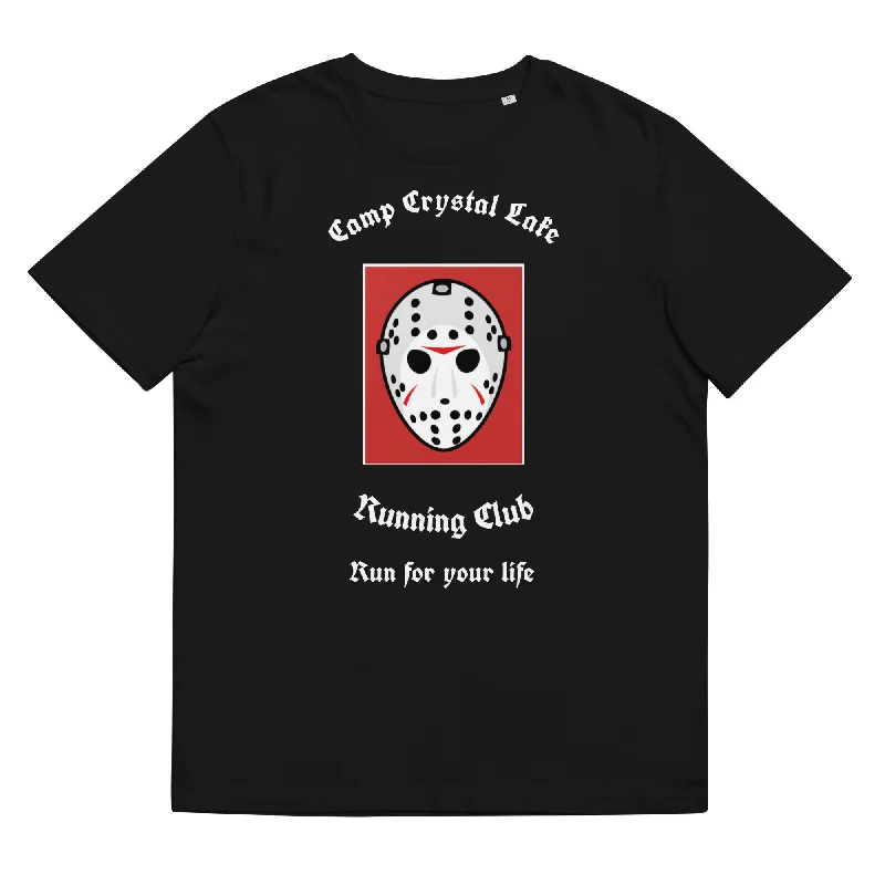Crystal Lake Unisex cotton t-shirt Real Fur Shearling Chenille