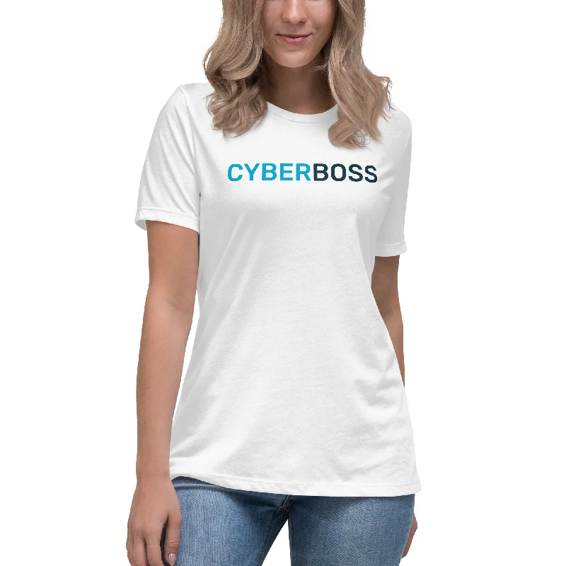 CyberBoss Women's Relaxed T-Shirt Fitted T-Shirt Seamless Stretchy