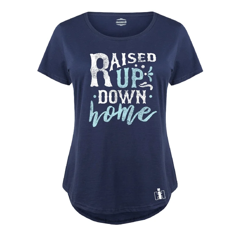 International Harvester™ Raised Up Down Home - Women's Short Sleeve T-Shirt Anti-Pilling Machine Wash Handmade