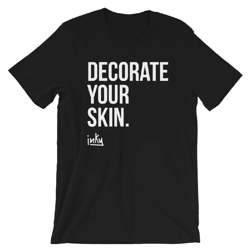 Decorate Your Skin Tee Front Pockets Side Pockets Patch Pockets