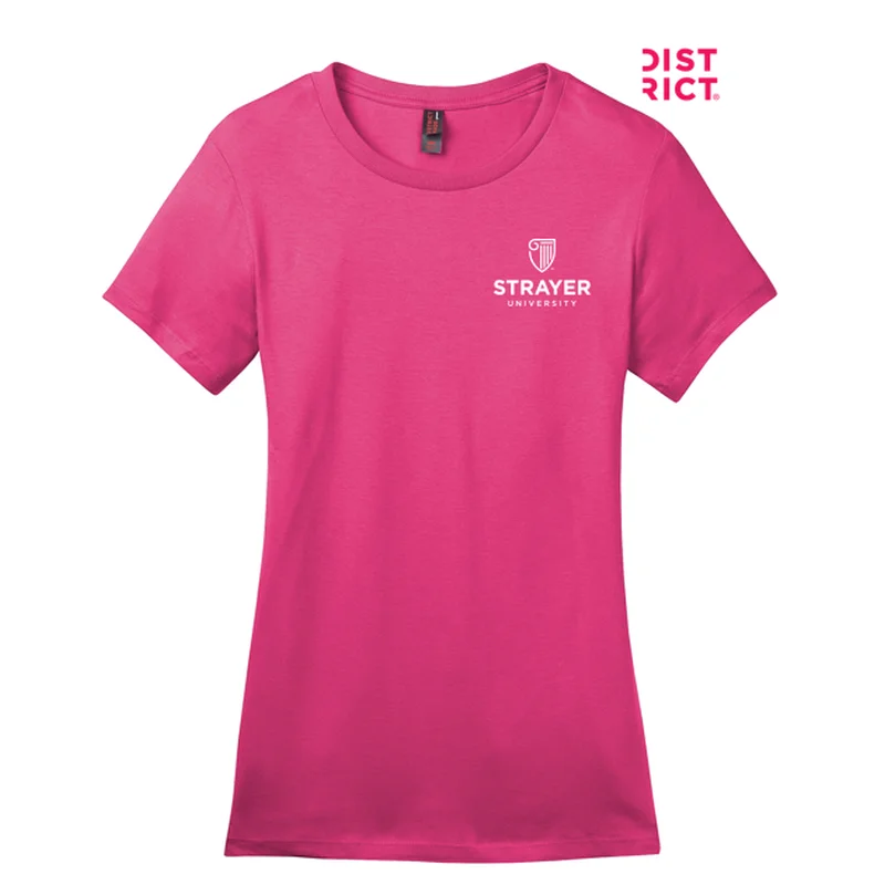 NEW STRAYER District ® Women’s Perfect Weight ® Tee-Dark Fuchsia Jersey Fabric Tulle Fabric Batik Fabric NEW STRAYER District ® Women’s Perfect Weight ® Tee-Dark Fuchsia Jersey Fabric Tulle Fabric Batik Fabric