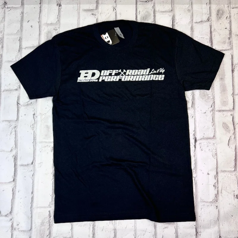 Hammer Down "Off Road Performance" Short Sleeve T-shirt - Black Elasticated Padded Insulated