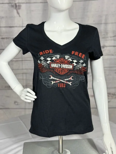 Hot Wings Dealer T-shirt Houndstooth Herringbone Solid