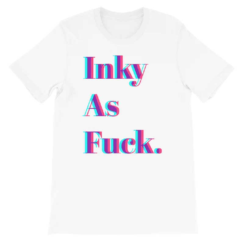 Inky As Fuck Tee Spandex Blend Rayon Blend Denim Blend