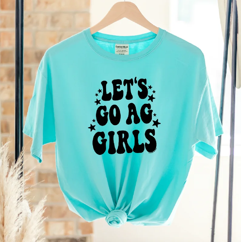 Let's Go Ag Girls ComfortWash/ComfortColor T-Shirt (S-4XL) - Multiple Colors! Hooded Caped Shawl Collar Let's Go Ag Girls ComfortWash/ComfortColor T-Shirt (S-4XL) - Multiple Colors! Hooded Caped Shawl Collar