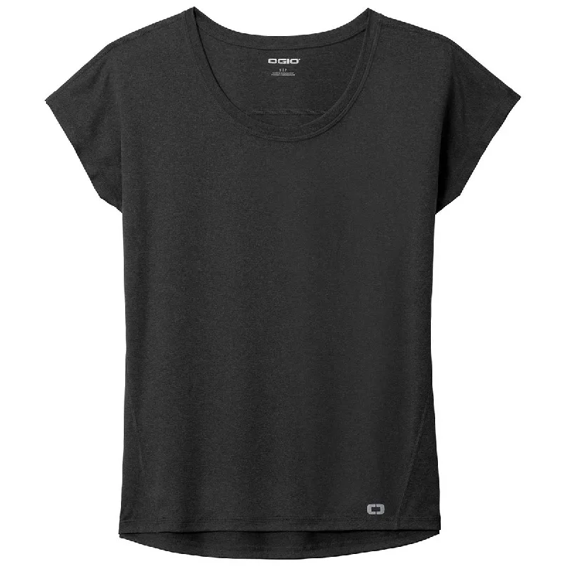 OGIO Women's Blacktop Endurance Pulse Dolman Tee Nylon Fabric Polyester Fabric Spandex Fabric