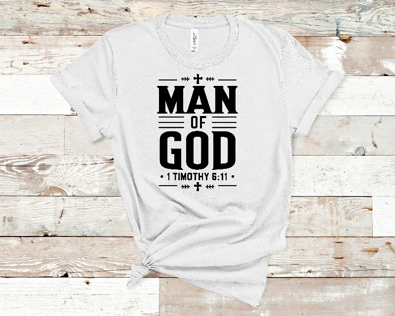 Man of God - Unisex t-shirt Chenille Blend Fleece Blend Nylon Blend