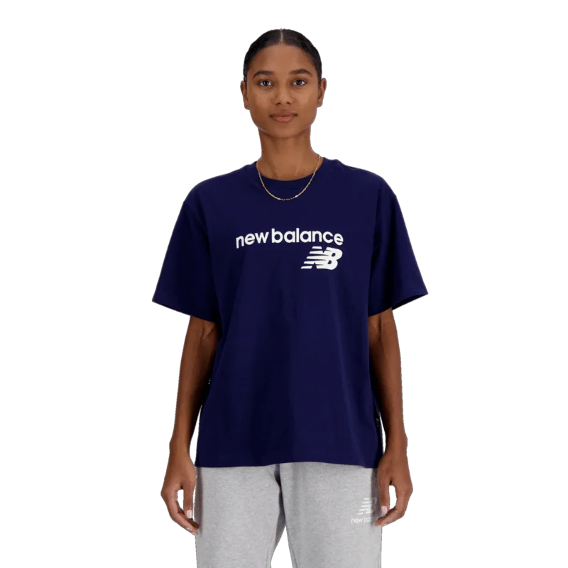 New Balance Women's Sport Jersey Relaxed Graphic T-Shirt Iron Safe Non-Iron Wrinkle Free New Balance Women's Sport Jersey Relaxed Graphic T-Shirt Iron Safe Non-Iron Wrinkle Free