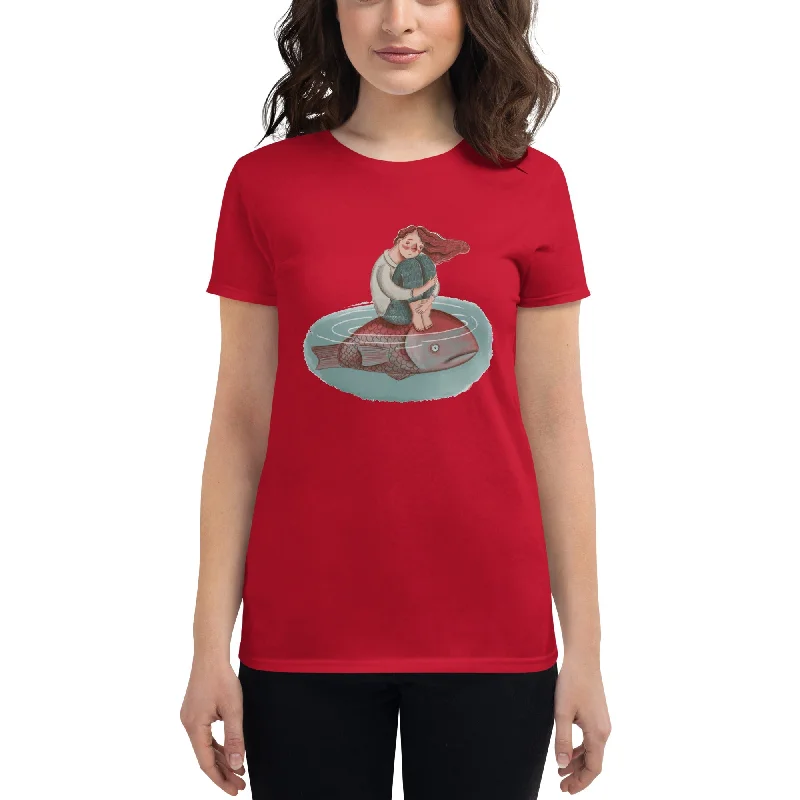 PASSENGER Women's T-Shirt Print Jacquard Patchwork