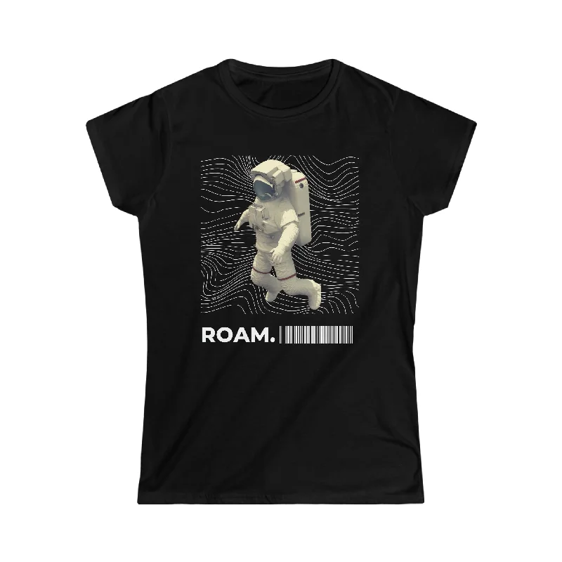 Roam  - Women's Slim T-Shirt Chenille Blend Fleece Blend Nylon Blend