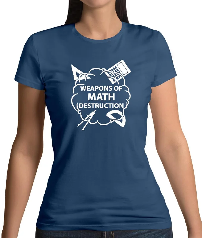 Weapons Math Destruction Womens T-Shirt Fitted T-Shirt Seamless Stretchy