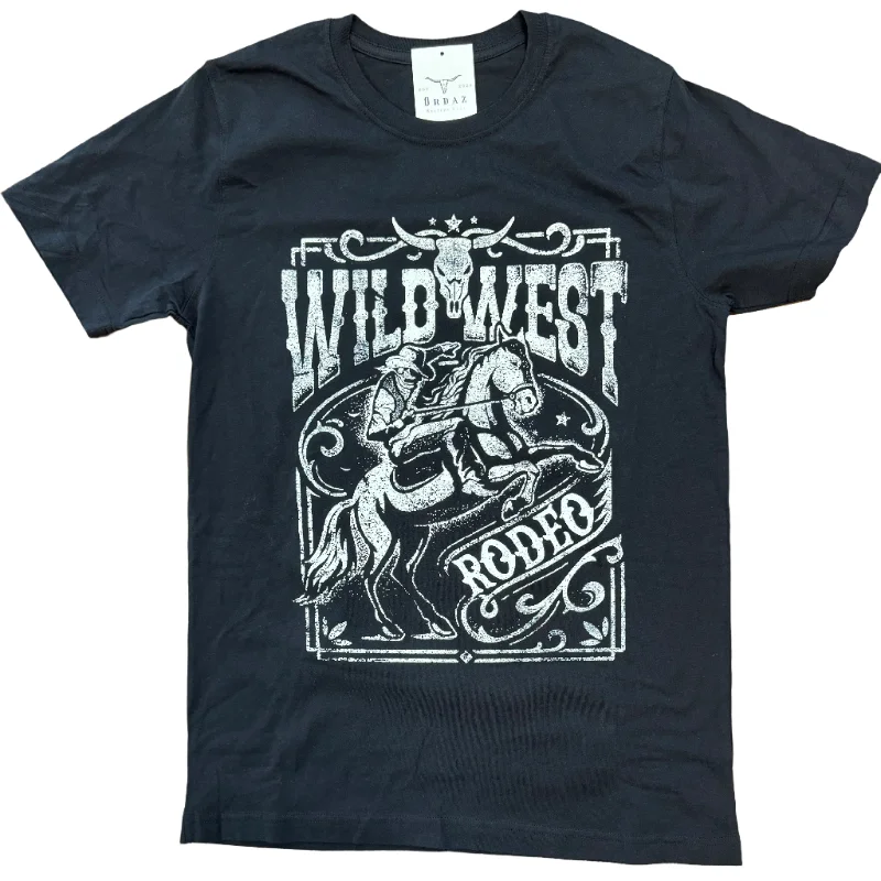 Wild West Graphic T-shirt Satin Fabric Silk Fabric Chiffon Fabric