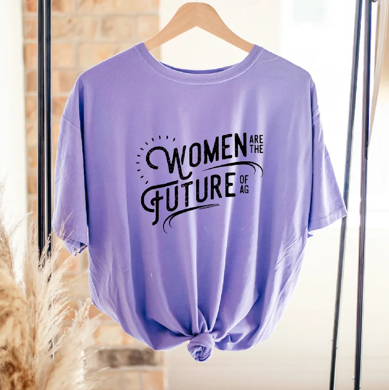 Women Are The Future Of Ag ComfortWash/ComfortColor T-Shirt (S-4XL) - Multiple Colors! Zippered Front Buttoned Front Snap Front Women Are The Future Of Ag ComfortWash/ComfortColor T-Shirt (S-4XL) - Multiple Colors! Zippered Front Buttoned Front Snap Front