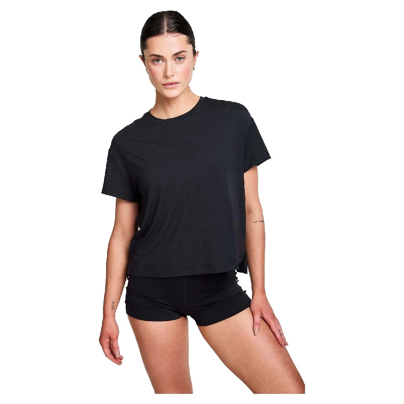 Women's Zephyr Everyday Crew Neck Tee Striped Floral Plaid