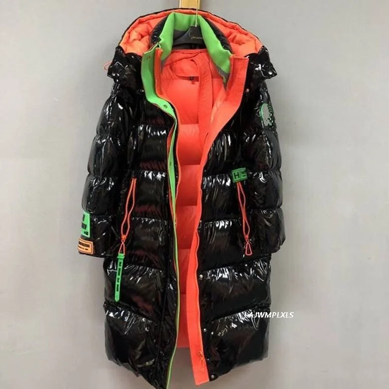 Contrast Color Longline Puffer Jacket for Women Tailored Jacket Straight Jacket A-Line Jacket Contrast Color Longline Puffer Jacket for Women Tailored Jacket Straight Jacket A-Line Jacket