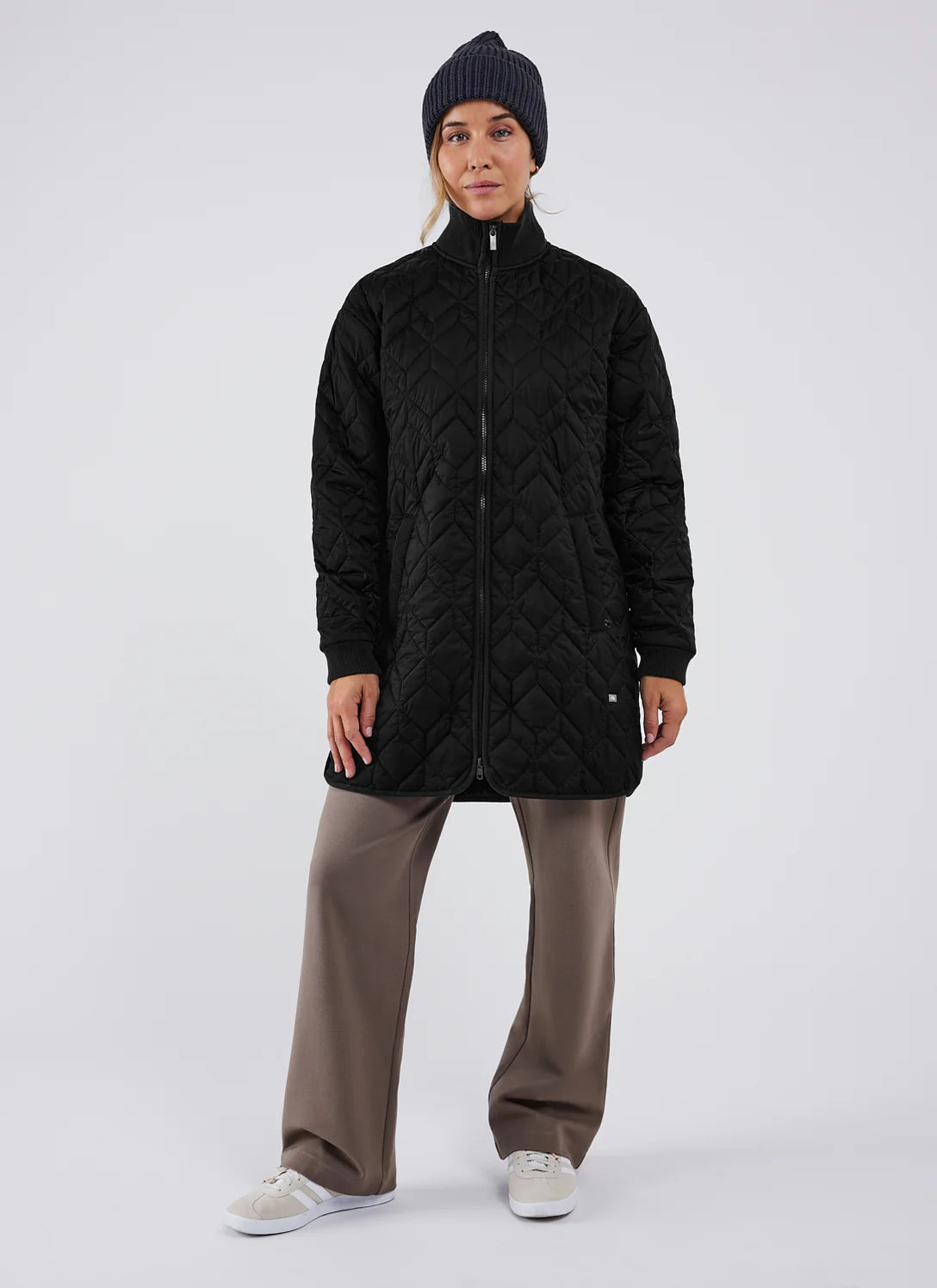 Fig Floro 2.0 Quilted Jacket Nylon Jacket Polyester Jacket Spandex Jacket