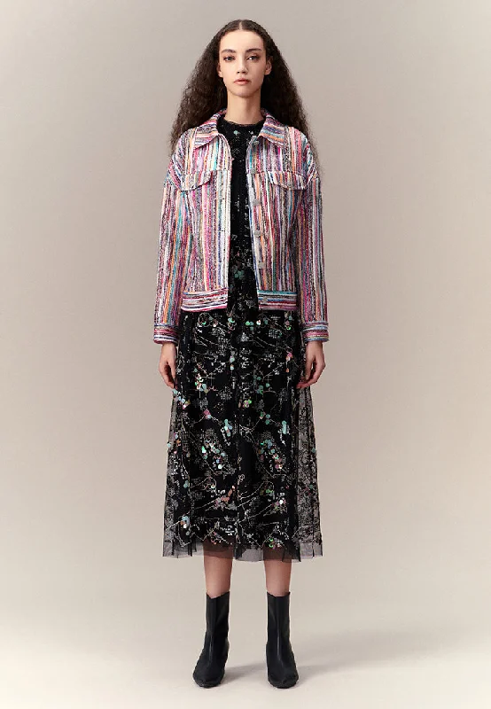 Joyful Tweed Jacket Knit Jacket Woven Jacket Fleece Jacket