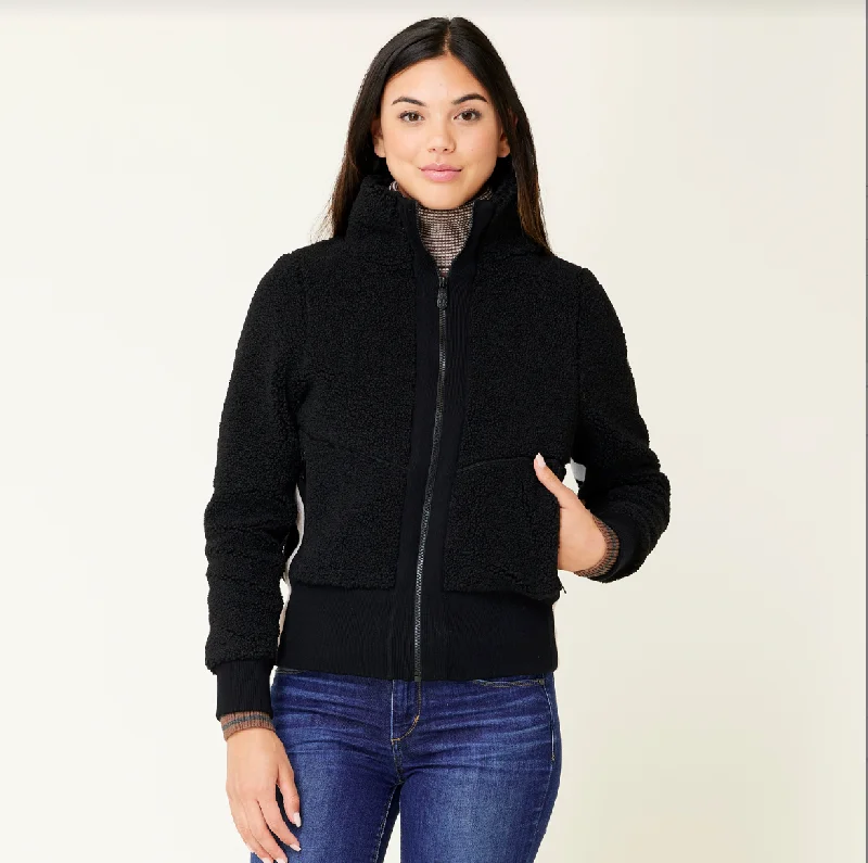 Krimson & Klover Stevie Jacket A-Line Jacket Boat Neck Shawl Collar