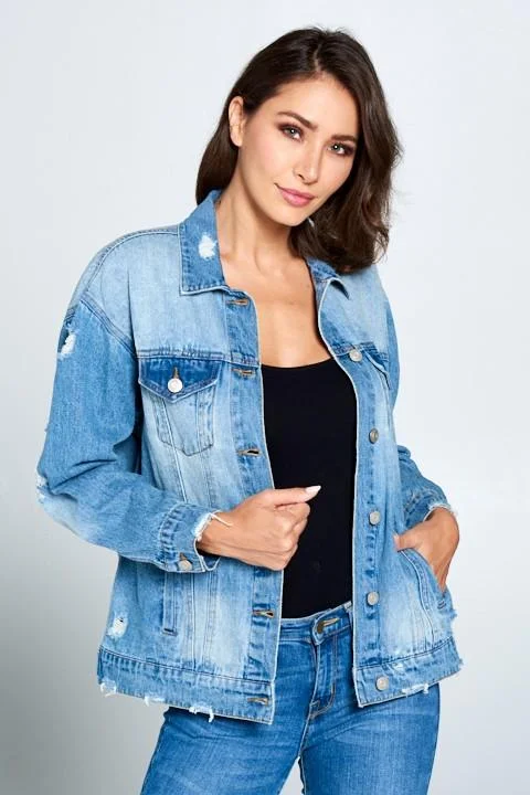 Kylie, Oversized distressed denim jacket Chenille Jacket Brocade Jacket Lace Jacket Kylie, Oversized distressed denim jacket Chenille Jacket Brocade Jacket Lace Jacket