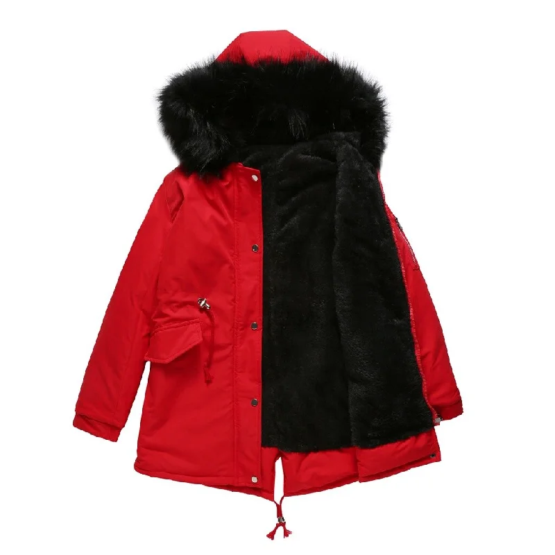 Fleece Lined Parka Jacket for Women (7 colors) Wool Jacket Cashmere Jacket Tweed Jacket Fleece Lined Parka Jacket for Women (7 colors) Wool Jacket Cashmere Jacket Tweed Jacket