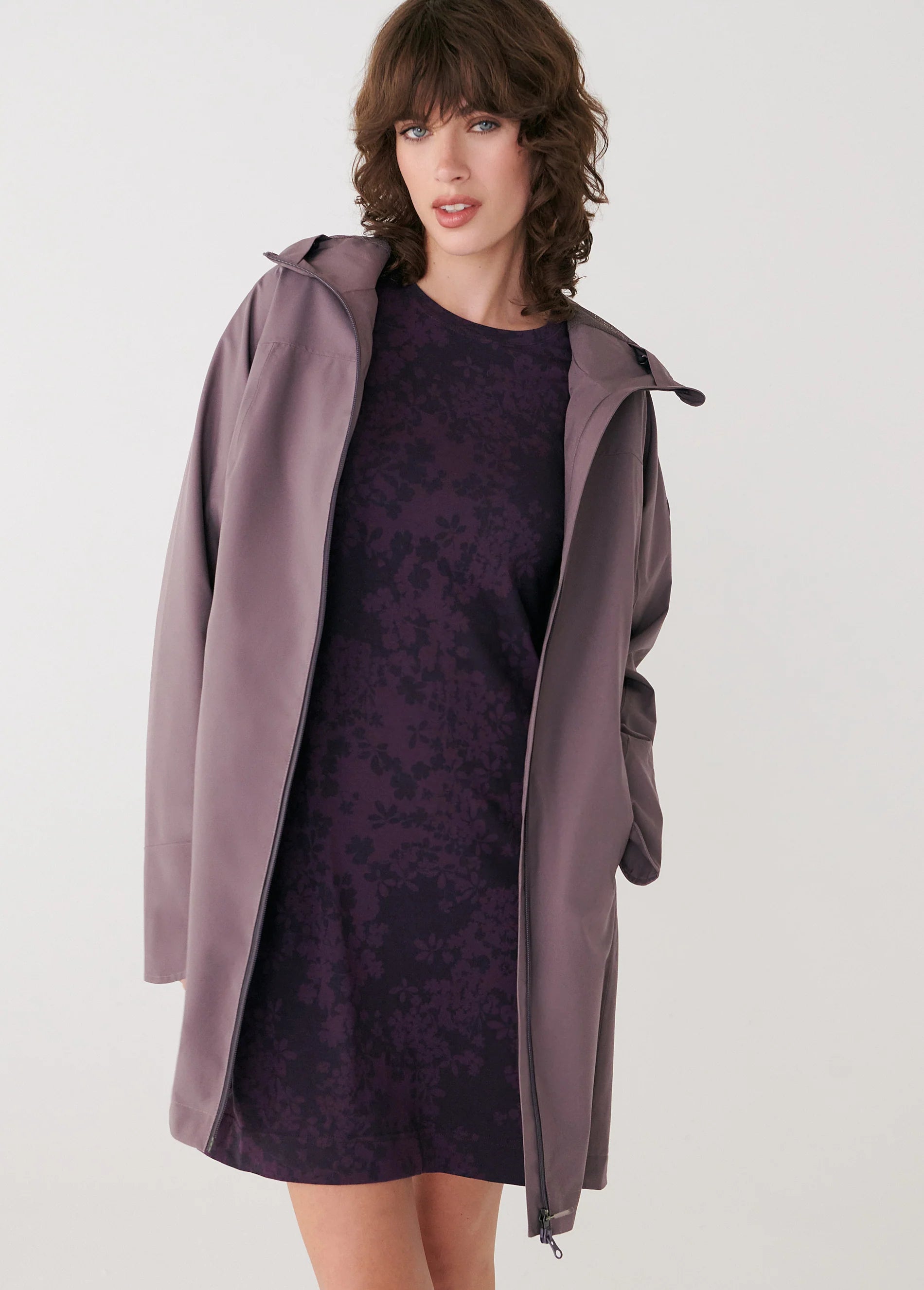 Lolë Element Long Rain Jacket Belted Jacket Elasticated Jacket Padded Jacket