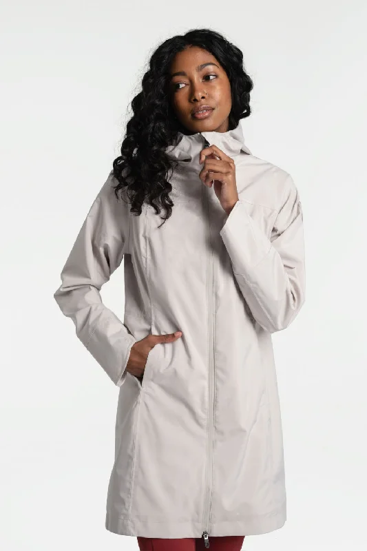Lolë Element Long Rain Jacket Striped Jacket Polka Dot Jacket Floral Jacket