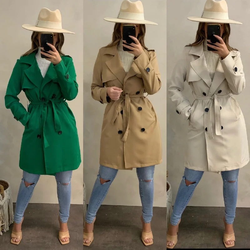 Norah Trench Jacket Cotton Jacket Linen Jacket Terry Jacket
