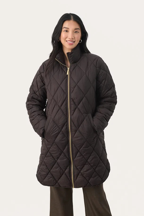 Part Two Olilas Jacket (Chocolate Torte) Bomber Jacket Anorak Windbreaker