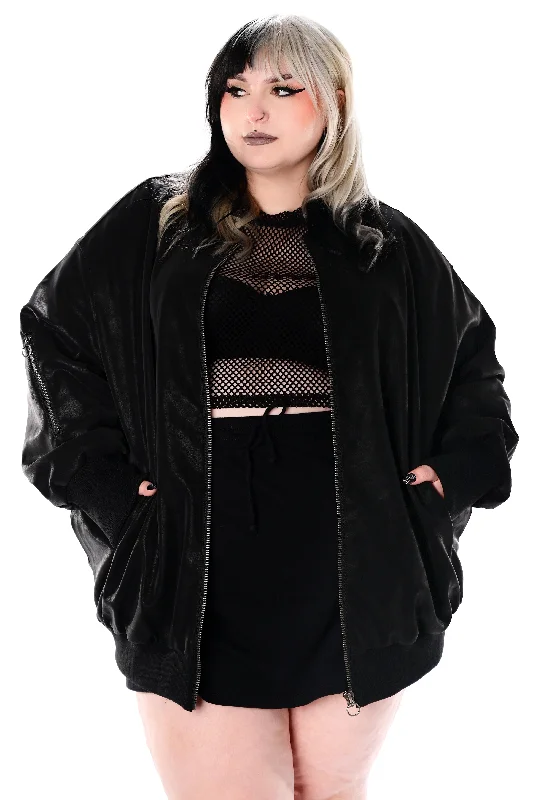 Oversized Unisex Bomber Jacket Cardigan Sweater Pullover