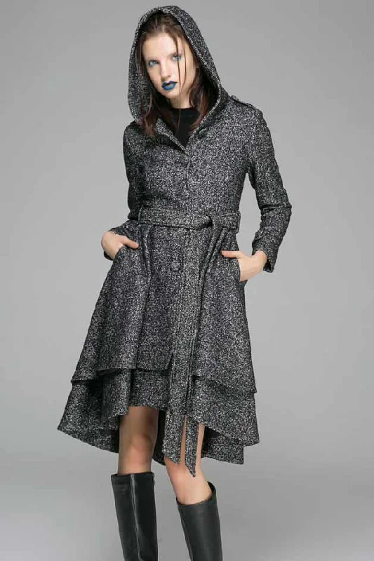 Swing wool jacket coat with hood 1368# Herringbone Jacket Houndstooth Jacket Plaid Jacket Swing wool jacket coat with hood 1368# Herringbone Jacket Houndstooth Jacket Plaid Jacket